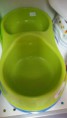 COMEDERO DOBLE PLÁSTICO, 13CMS 